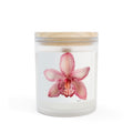 Orchid Bloom Scented Candle — 11oz Frosted Glass Jar